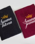 Saunalinade komplekt Sauna härra & Sauna proua