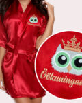 Punane hommikumantel - kimono ÖÖkuninganna
